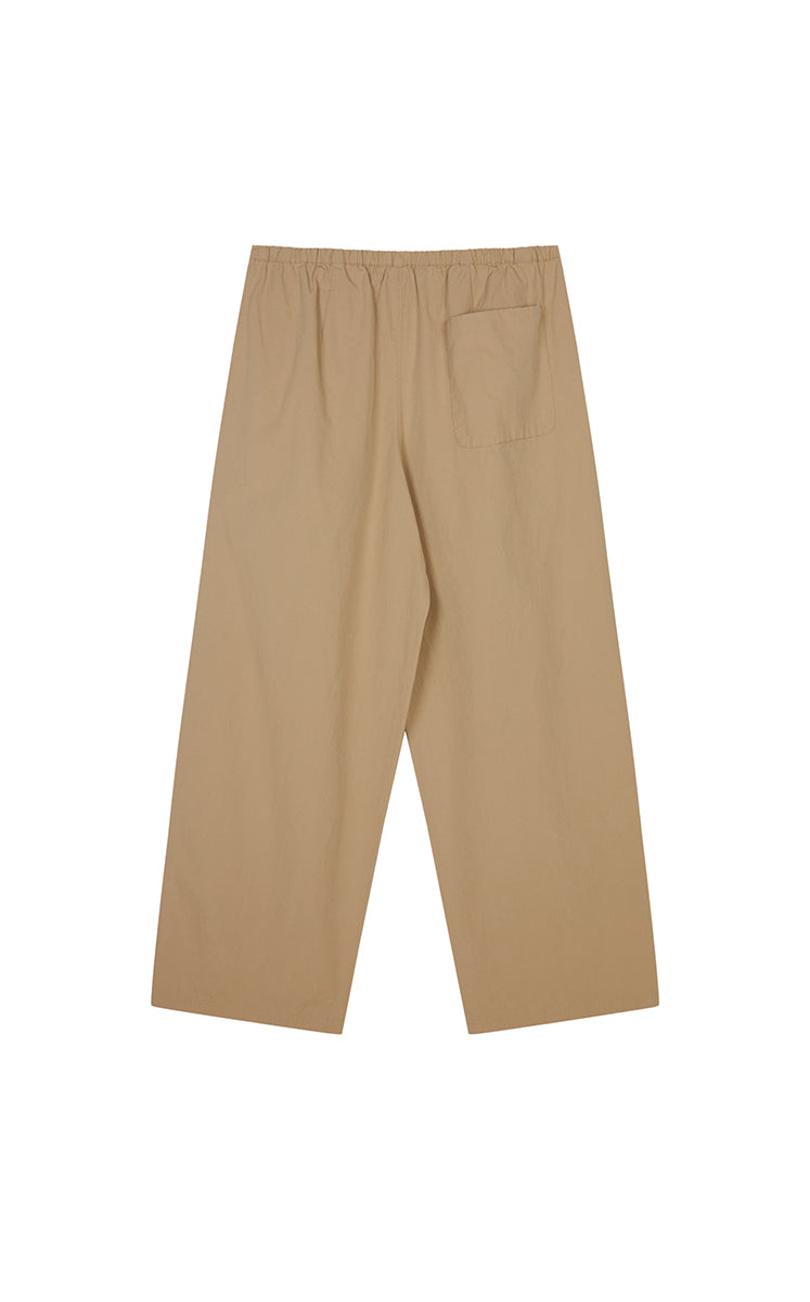 Pants / JNBY Cotton Poplin Drawstring Wide-Leg Pants