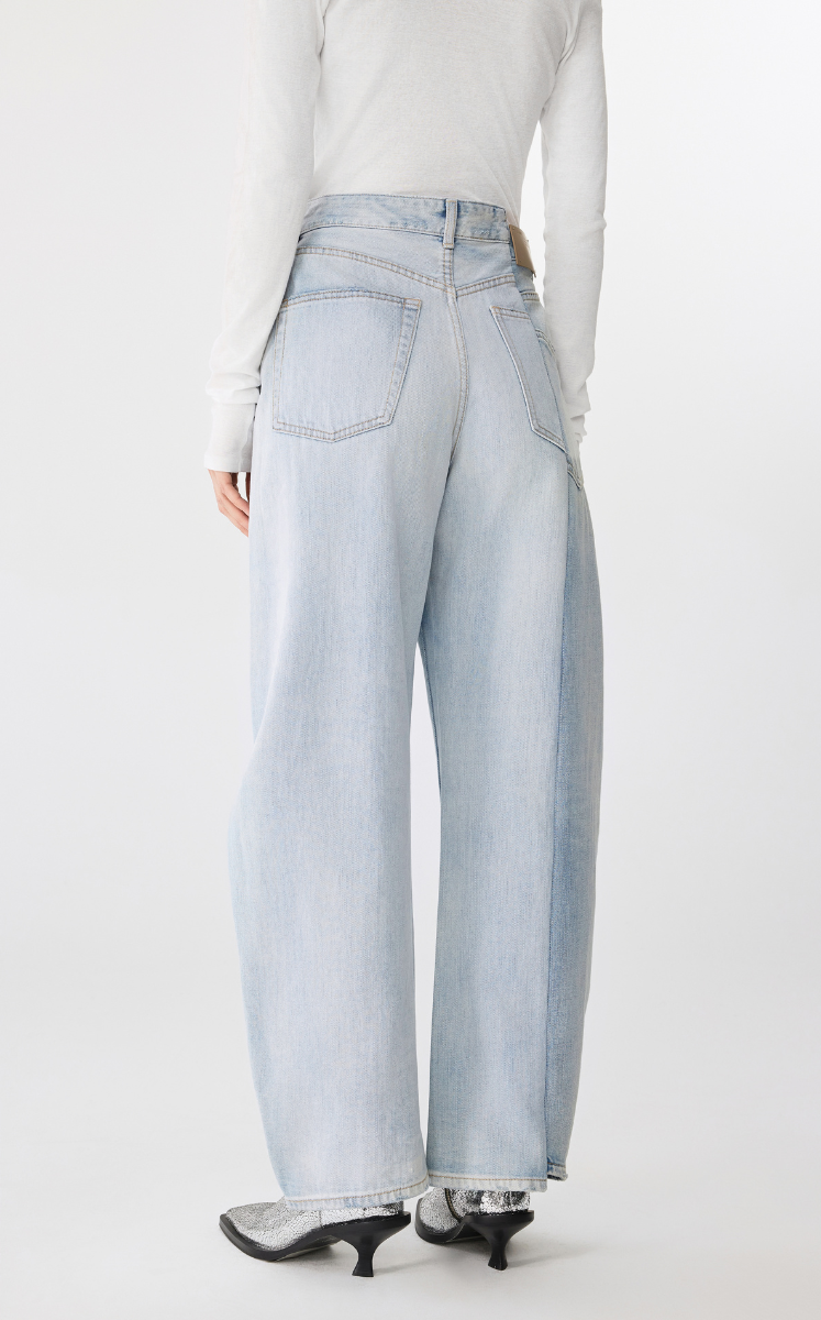 Pants / JNBY Cuffed Banana Fit Ultra-Long Denim Trousers