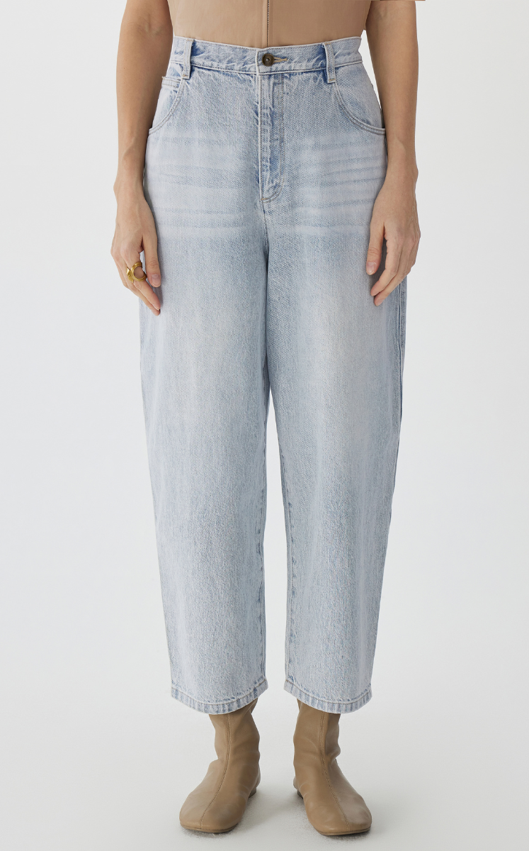 Pants / JNBY Cuffed Denim Cropped Pants