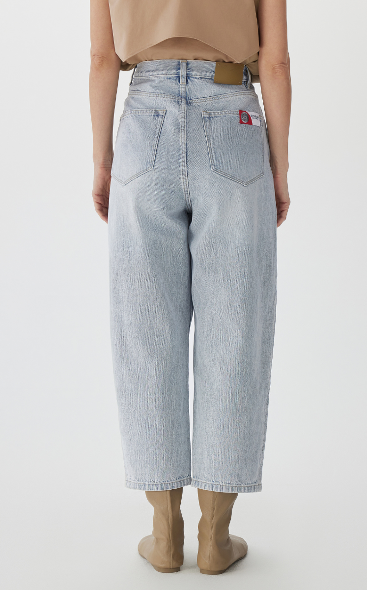 Pants / JNBY Cuffed Denim Cropped Pants