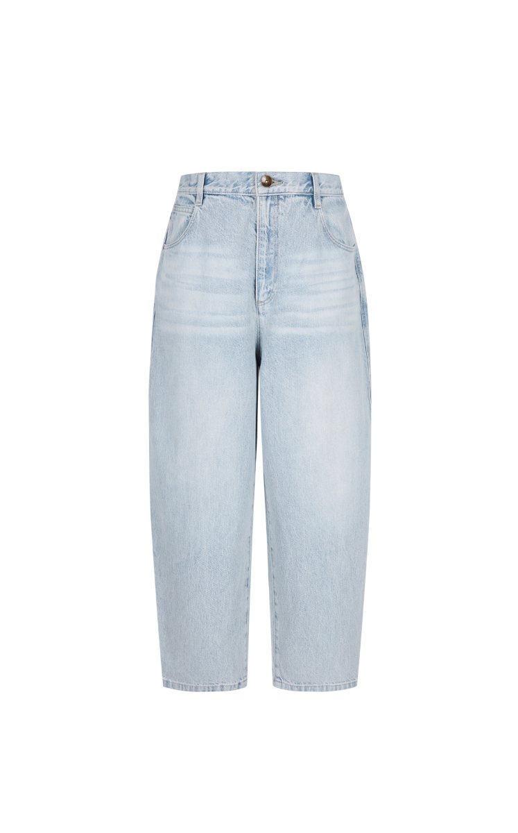 Pants / JNBY Cuffed Denim Cropped Pants