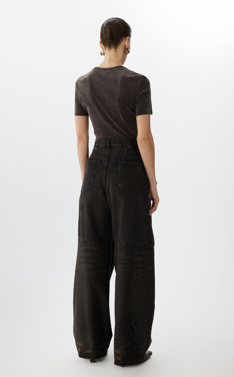 Pants / JNBY Cuffed Denim Ultra Long Pants