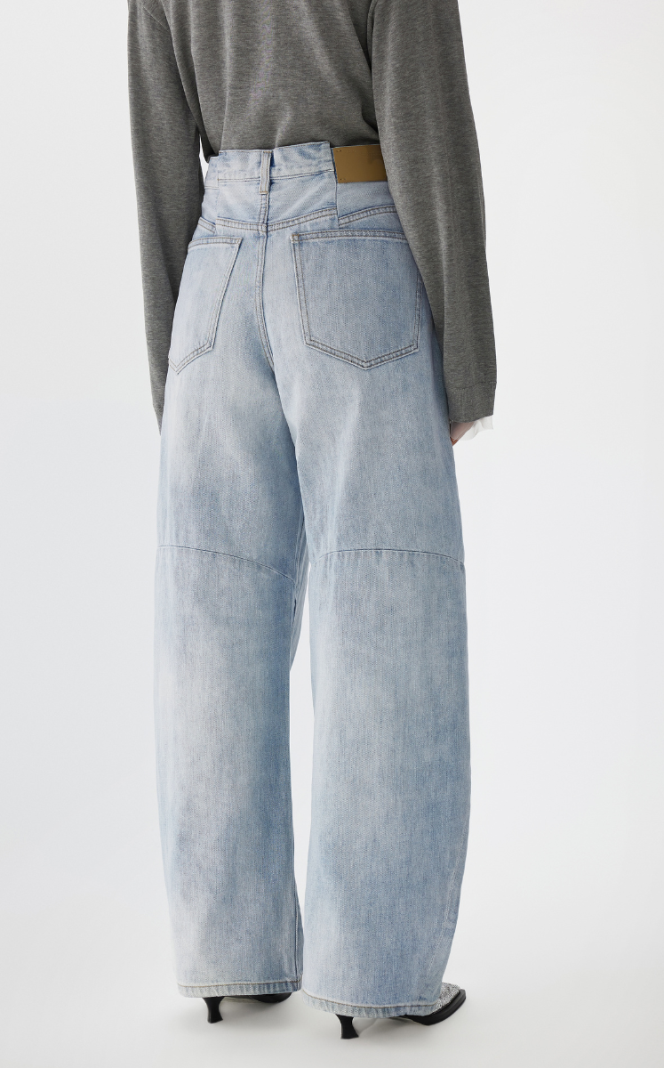 Pants / JNBY Cuffed Denim Ultra Long Pants