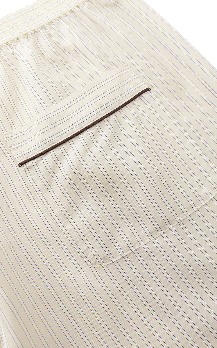 Pants / JNBY Cupro Straight-Leg Extra-Long Pants