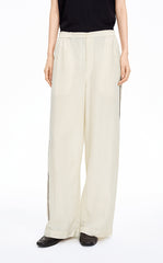 Pants / JNBY Cupro Straight-Leg Extra-Long Pants