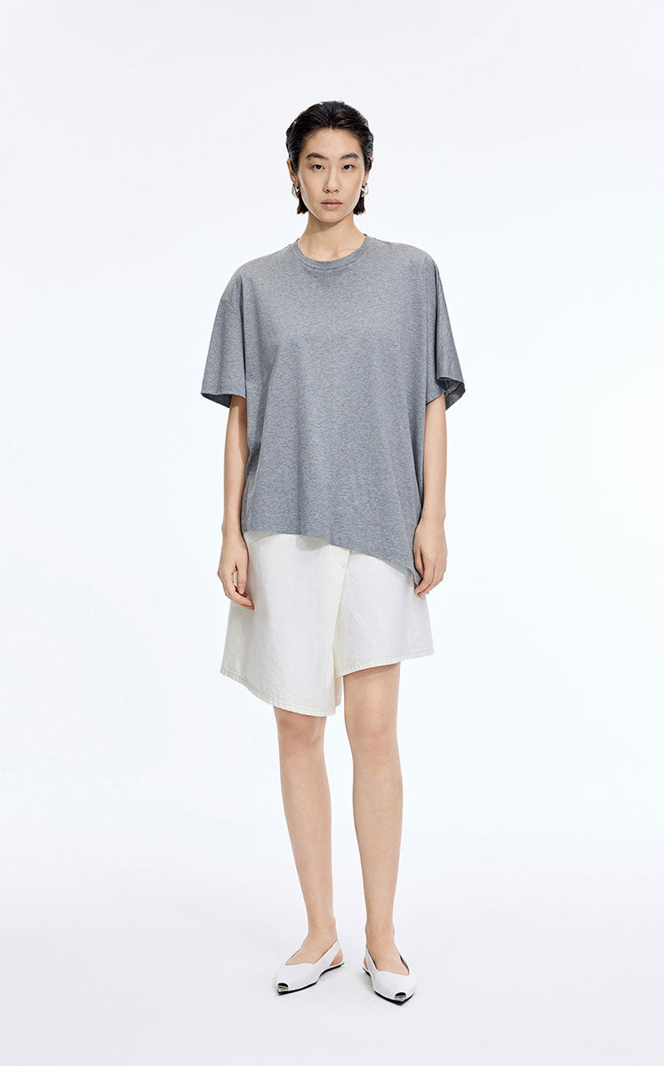 Pants / JNBY Deconstructed A-Line Denim Skort