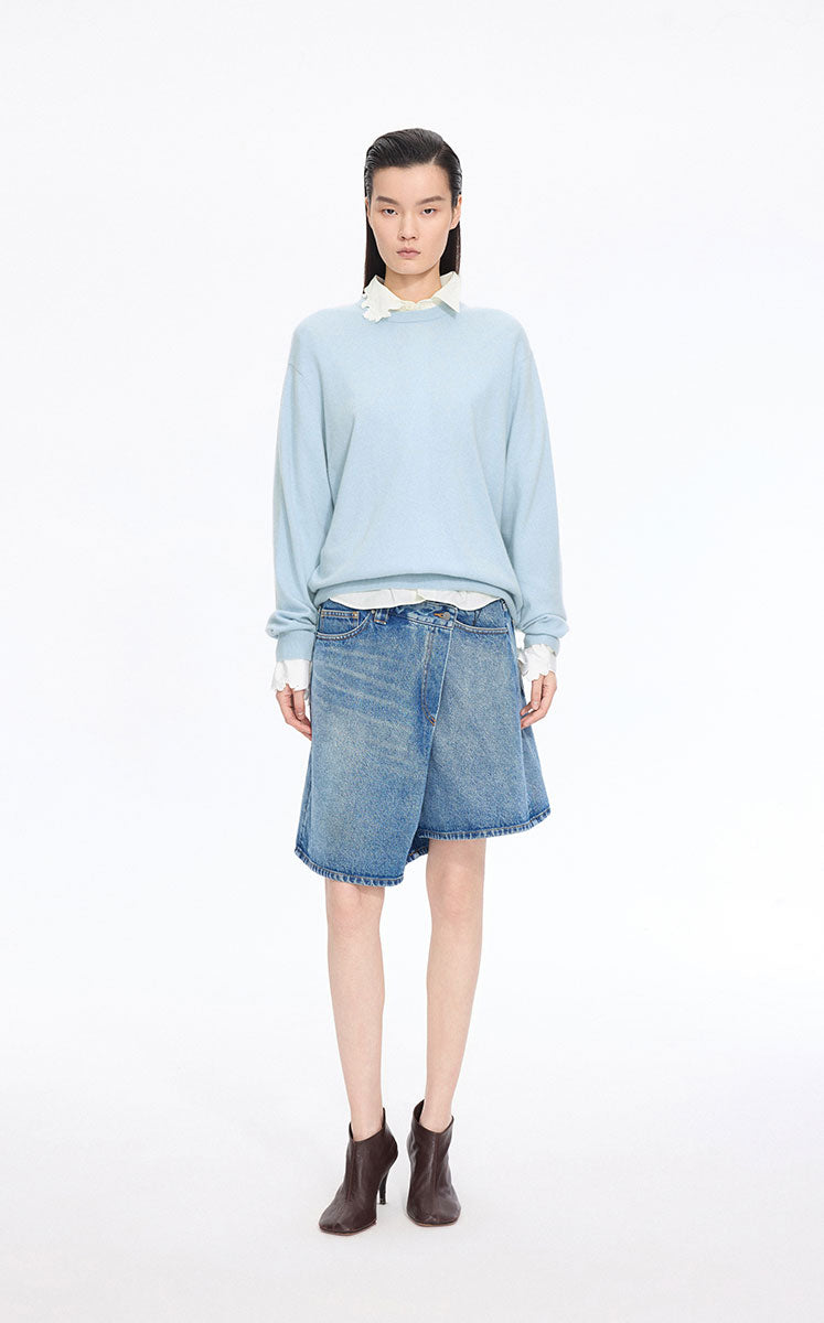 Pants / JNBY Deconstructed A-Line Denim Skort