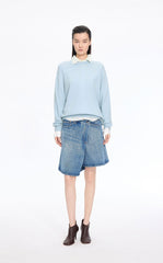 Pants / JNBY Deconstructed A-Line Denim Skort