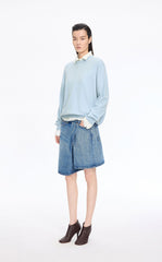 Pants / JNBY Deconstructed A-Line Denim Skort
