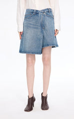 Pants / JNBY Deconstructed A-Line Denim Skort