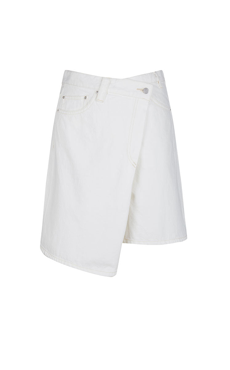 Pants / JNBY Deconstructed A-Line Denim Skort