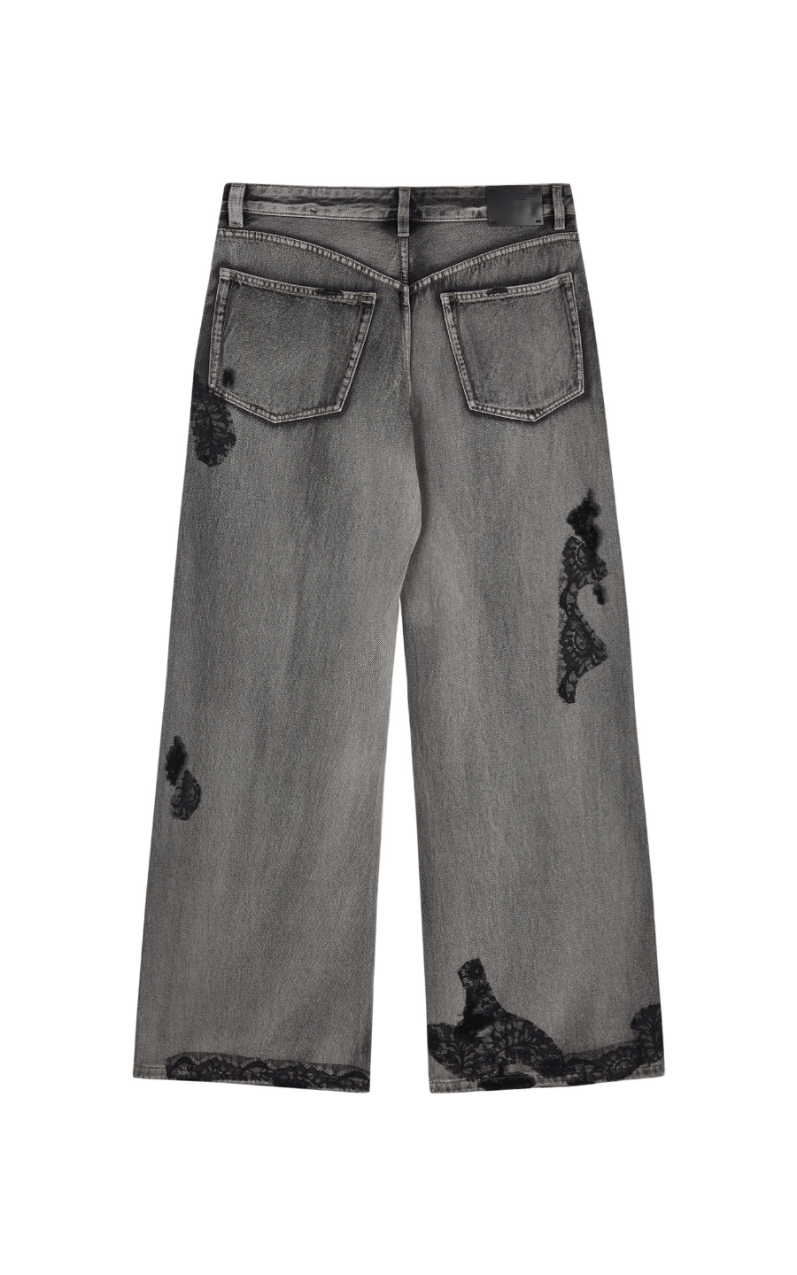 Pants / JNBY Distressed Wide-Leg Washed Jeans