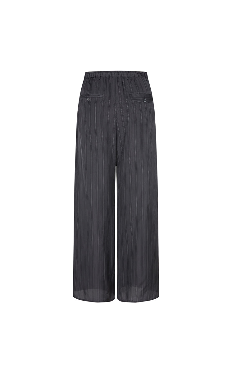 Pants / JNBY Embellished Wide-Leg Cupro Pants