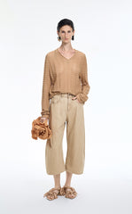 Pants / JNBY High-Waist Ankle-Length Banana Jeans