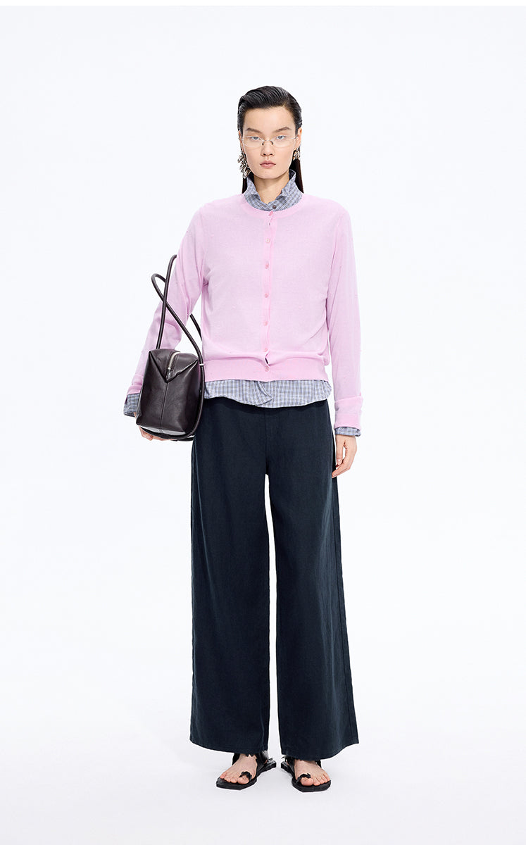 Pants / JNBY Linen Relaxed Wide-Leg Pants
