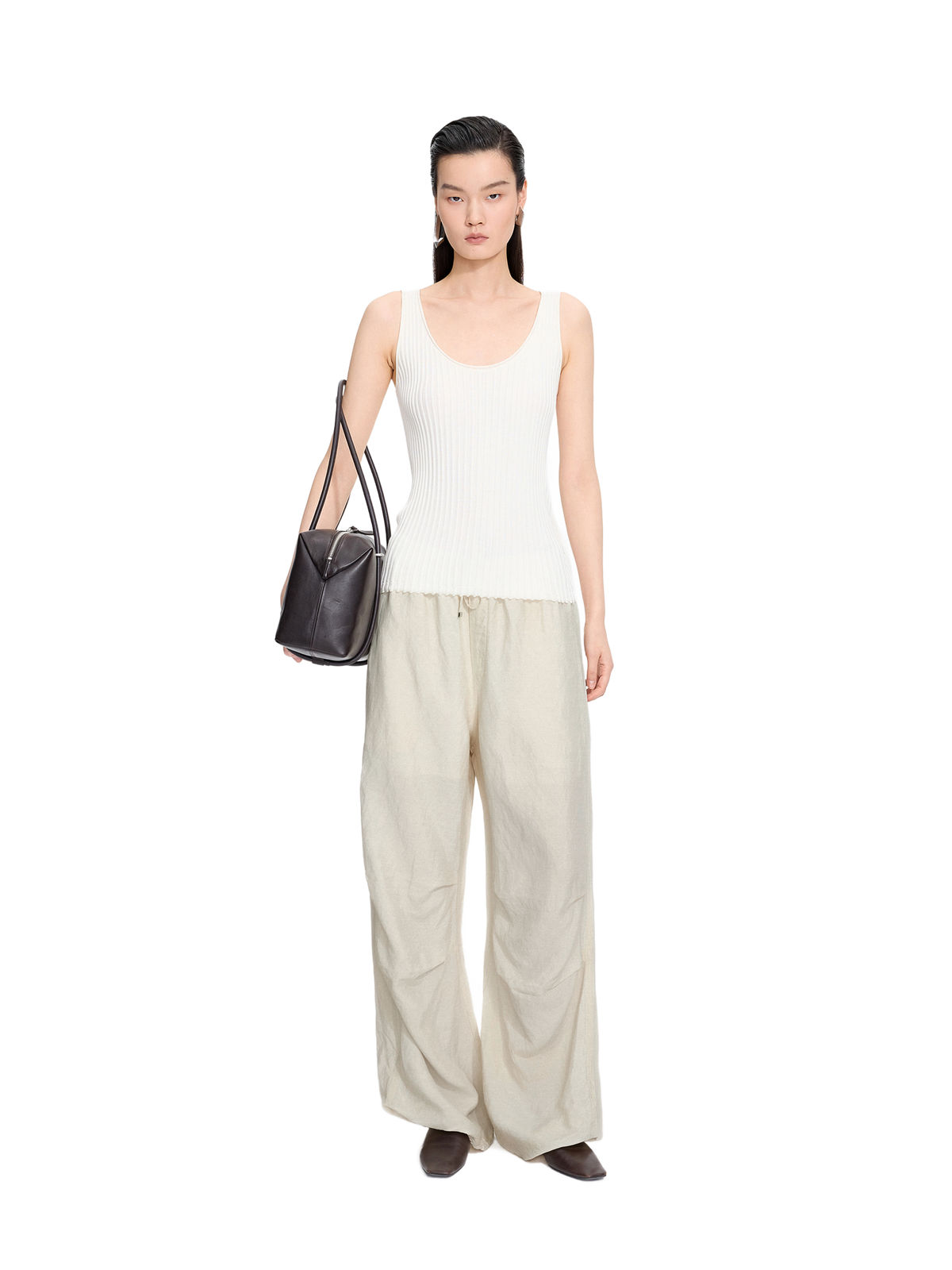 Pants / JNBY Loose Drawstring Paratrooper Pants