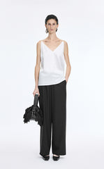 Pants / JNBY Loose Wool Blend Straight Long Pants