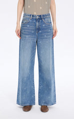 Pants / JNBY Polka-Dot Distressed Wide-Leg Jeans
