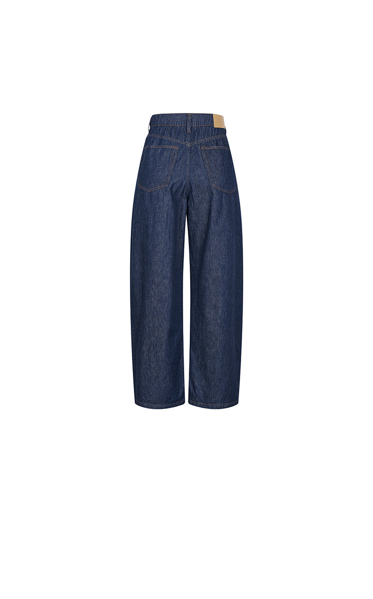 Pants / JNBY Relaxed Elastic Waist Banana Jeans