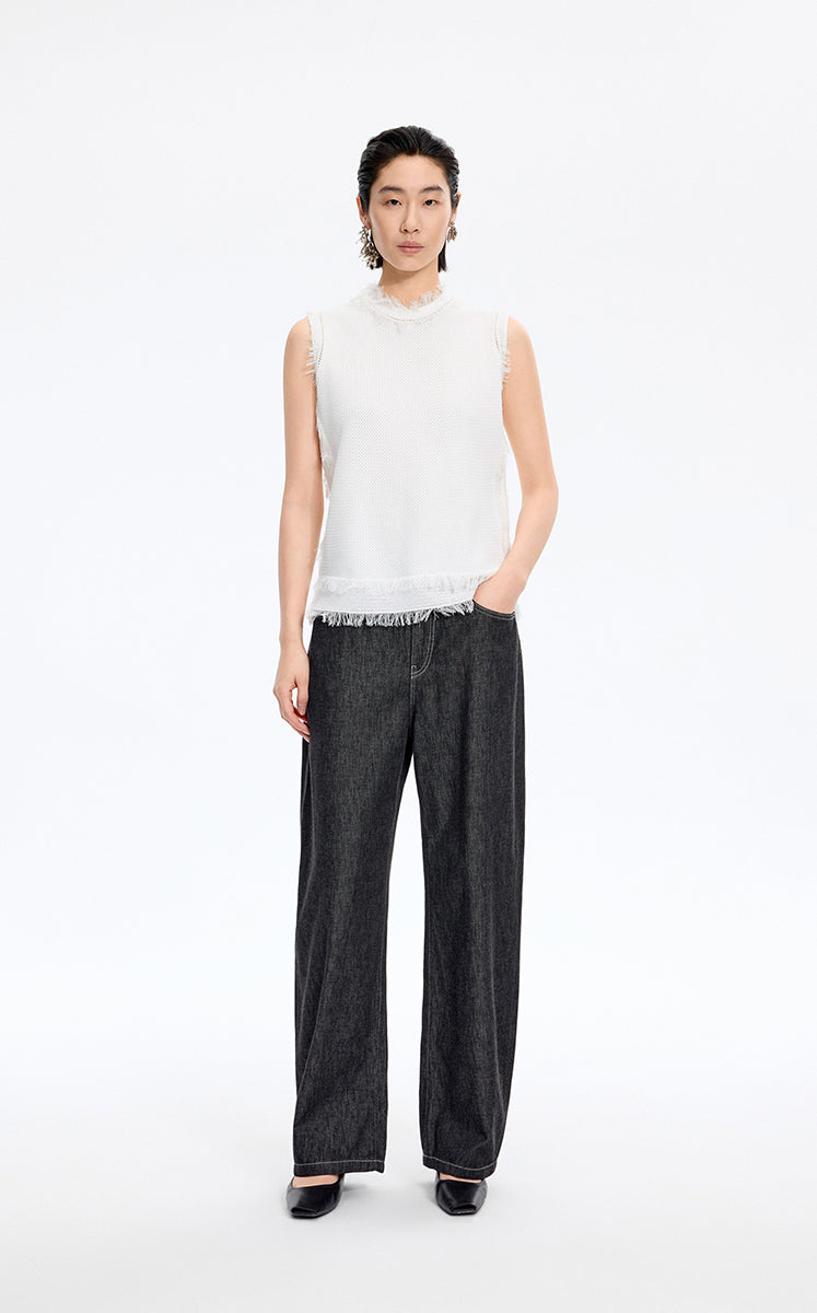 Pants / JNBY Relaxed Elastic Waist Banana Jeans
