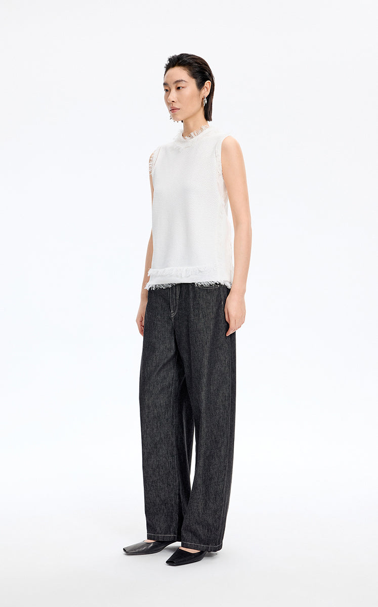 Pants / JNBY Relaxed Elastic Waist Banana Jeans