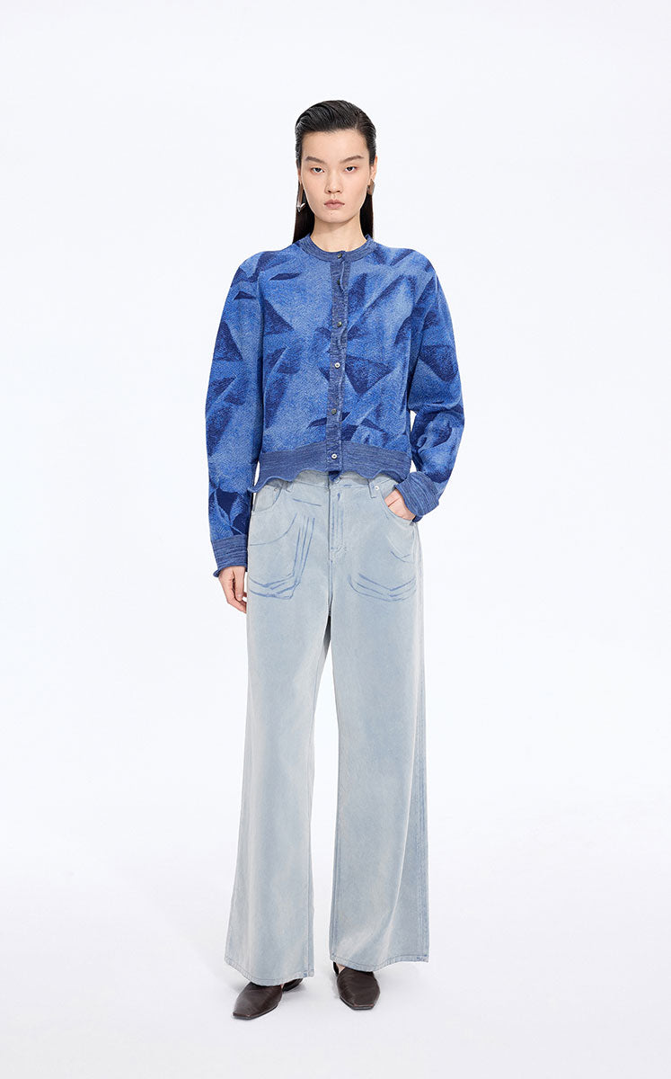 Pants / JNBY Relaxed Flared Lyocell Denim Pants