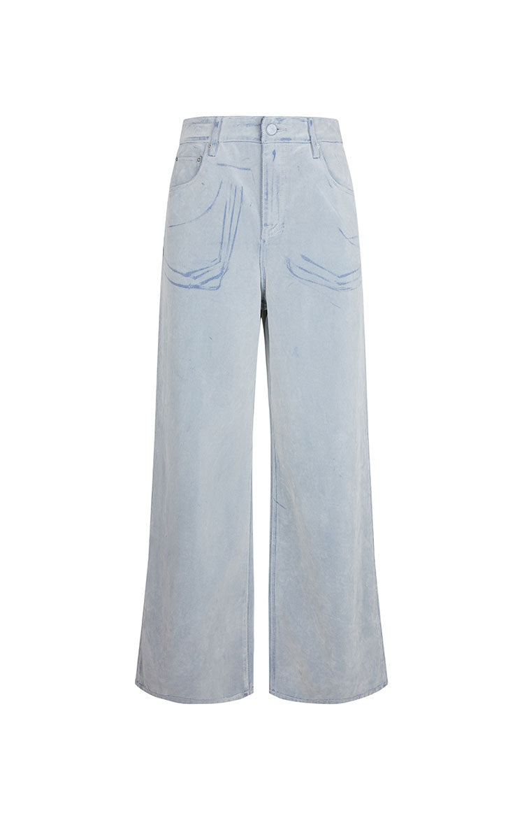 Pants / JNBY Relaxed Flared Lyocell Denim Pants