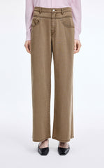 Pants / JNBY Relaxed Layered Waist Flared Jeans