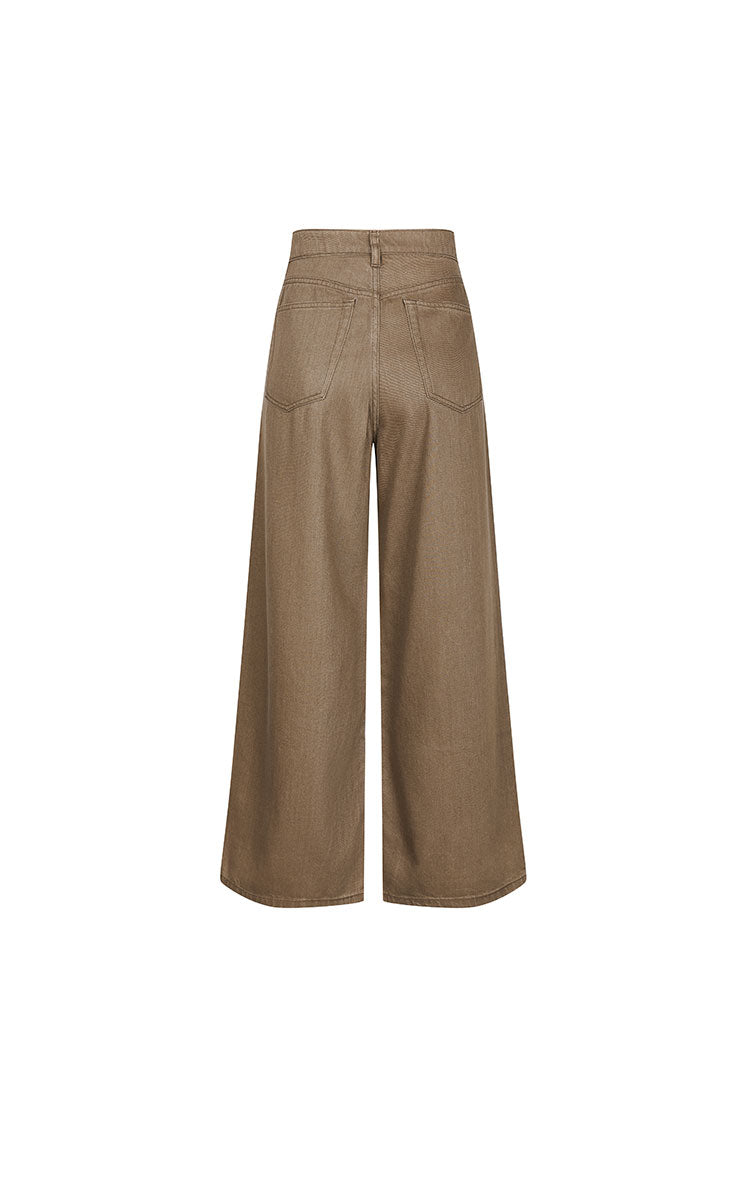 Pants / JNBY Relaxed Layered Waist Flared Jeans