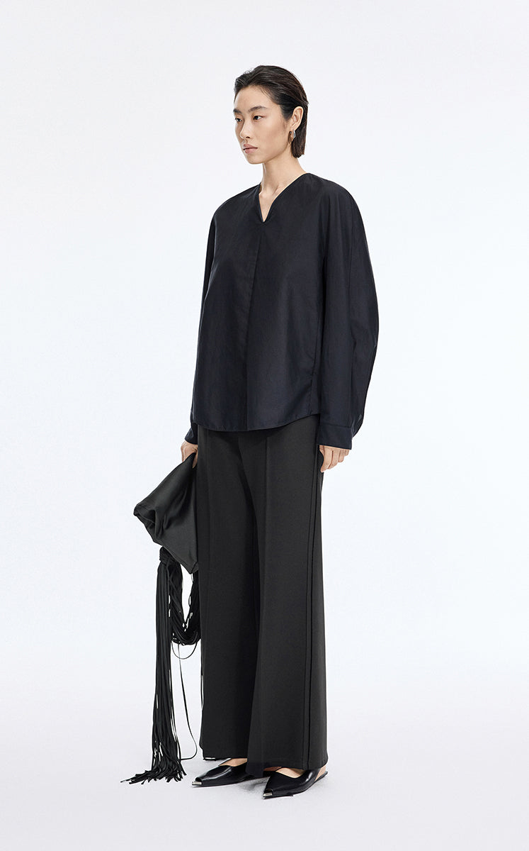 Pants / JNBY Relaxed Leg-Lengthening Flared Pants