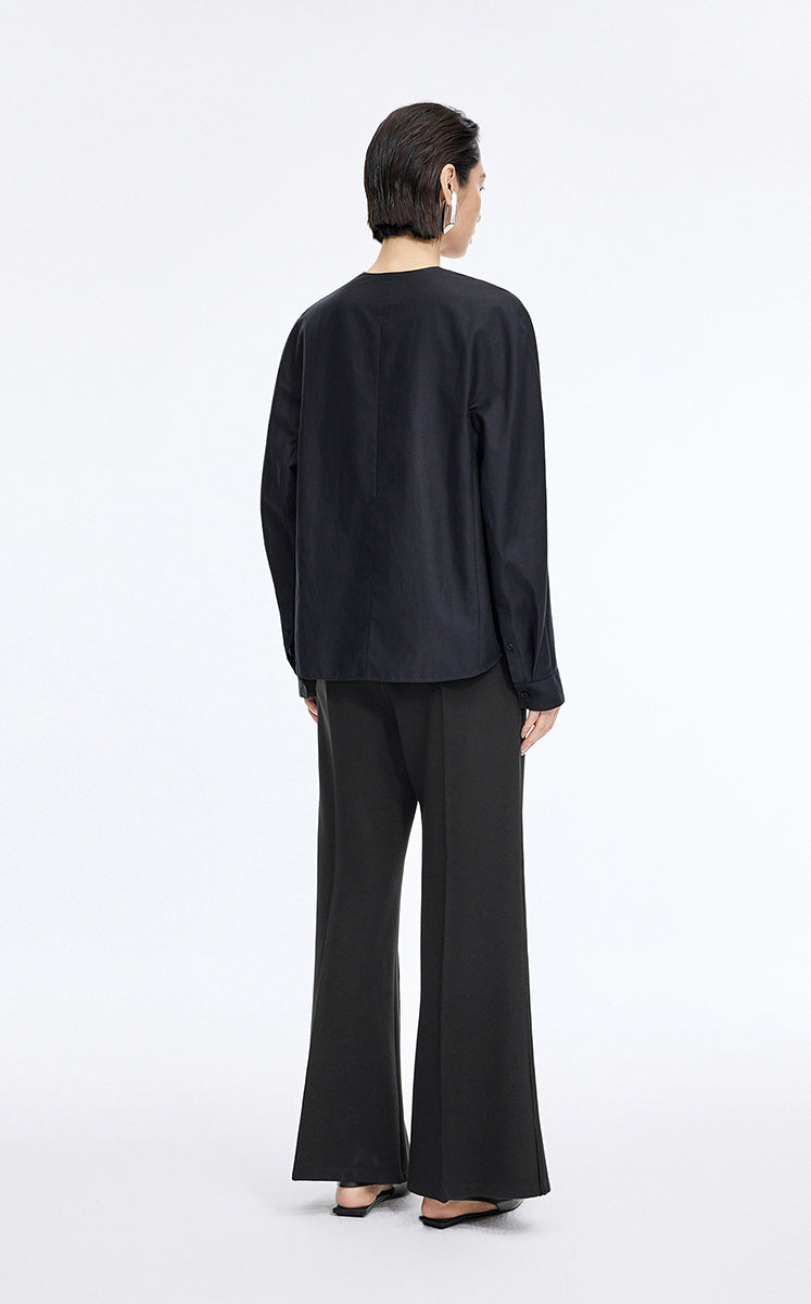 Pants / JNBY Relaxed Leg-Lengthening Flared Pants