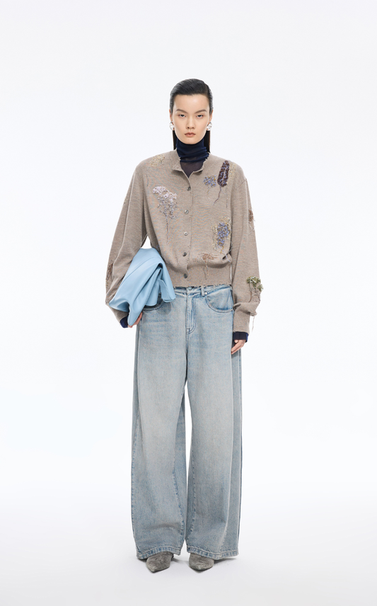 Pants / JNBY Relaxed Straight-Leg Long Jeans