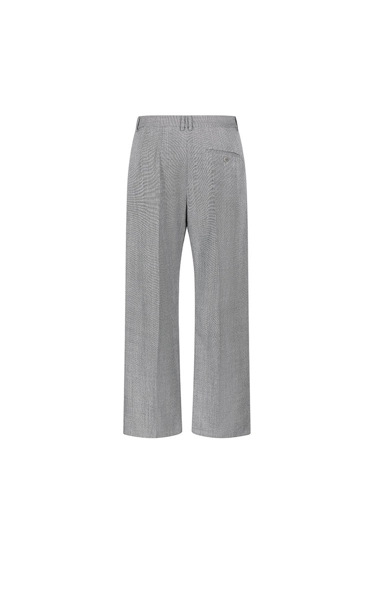 Pants / JNBY Relaxed Straight Wool Fringe Pants
