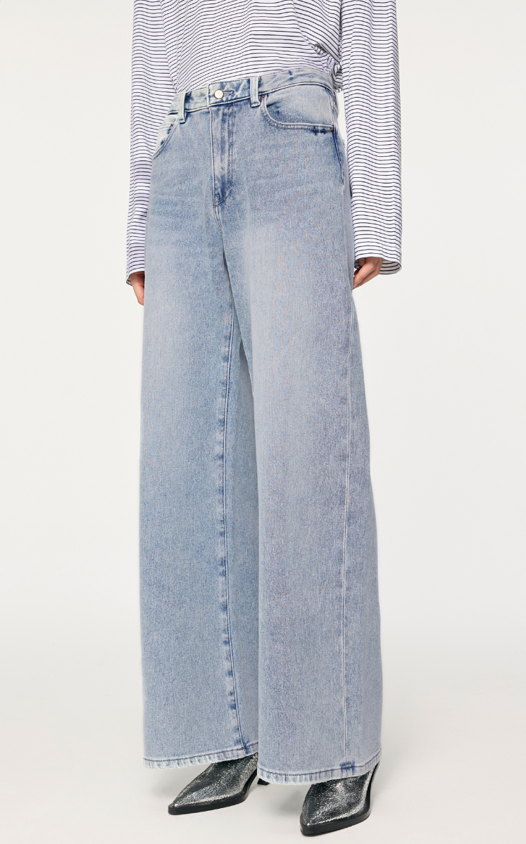 Pants / JNBY Relaxed Ultra-Long Flared Jeans