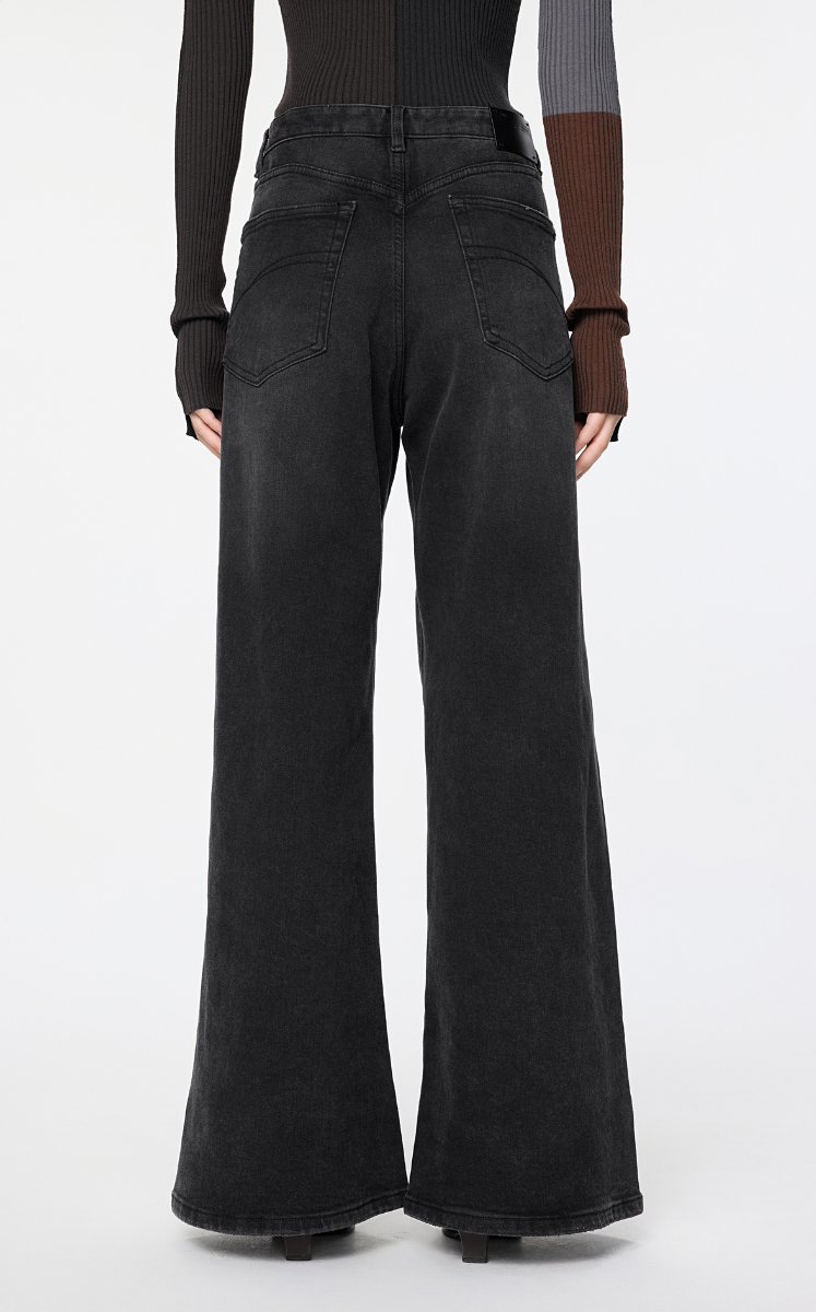 Pants / JNBY Relaxed Ultra-Long Flared Jeans