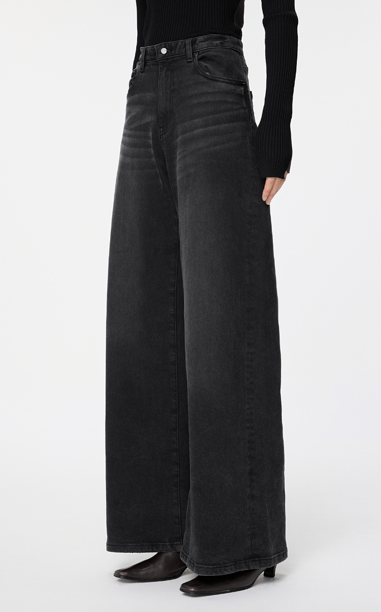 Pants / JNBY Relaxed Ultra-Long Flared Jeans