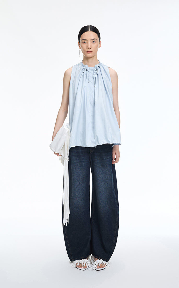 Pants / JNBY Rolled Hem Banana Fit Denim Pants