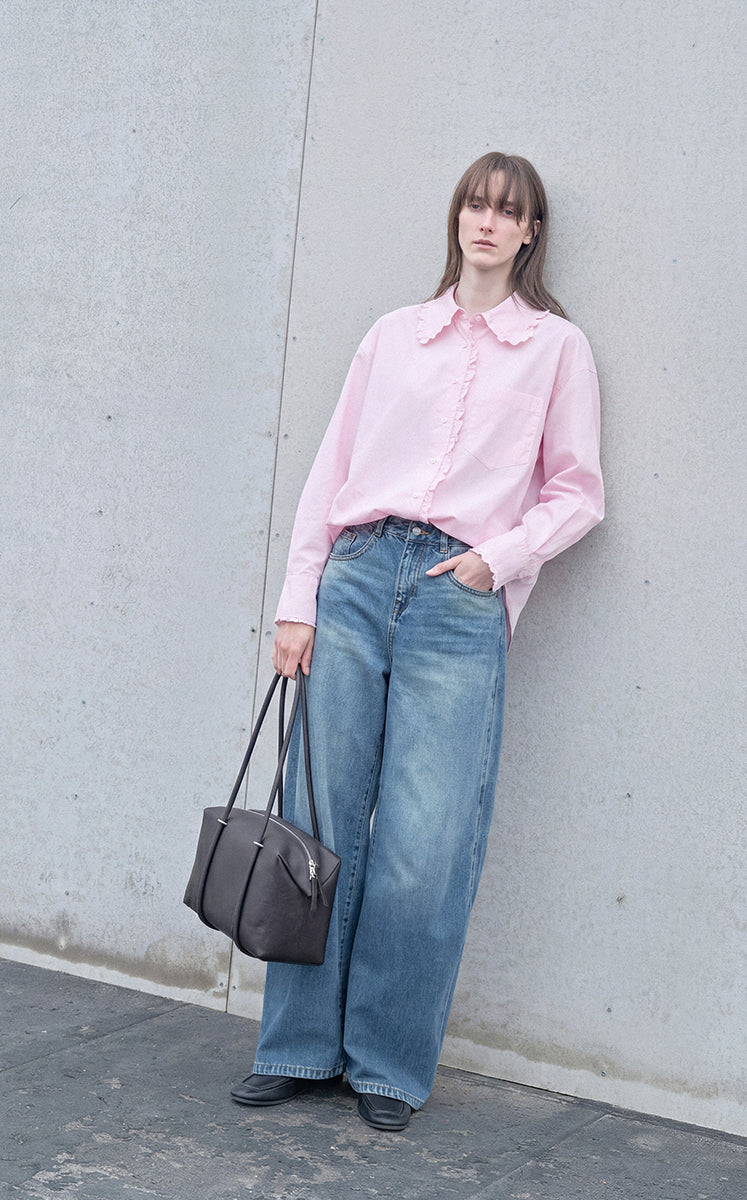 Pants / JNBY Rolled Hem Banana Fit Denim Pants