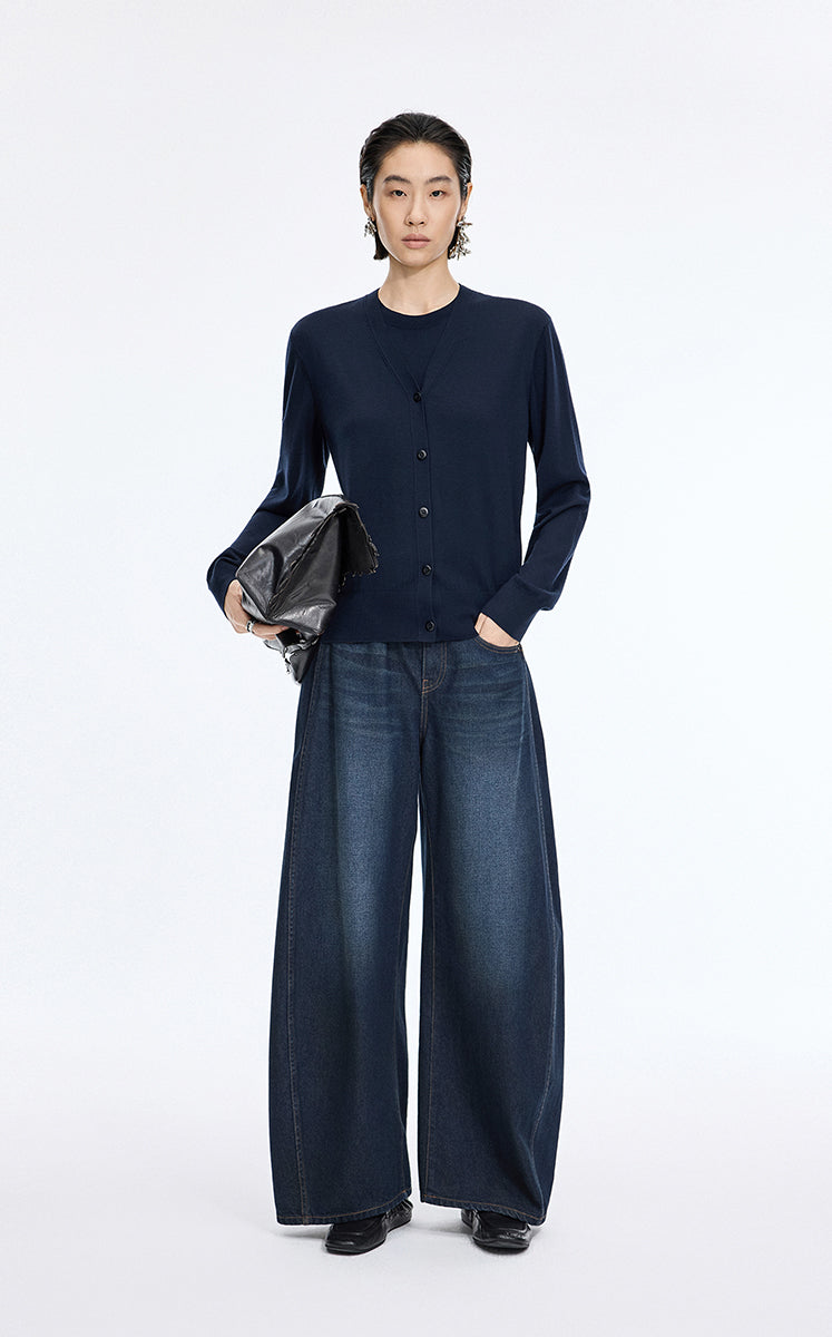 Pants / JNBY Rolled Hem Banana Fit Denim Pants