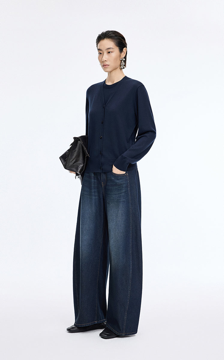 Pants / JNBY Rolled Hem Banana Fit Denim Pants