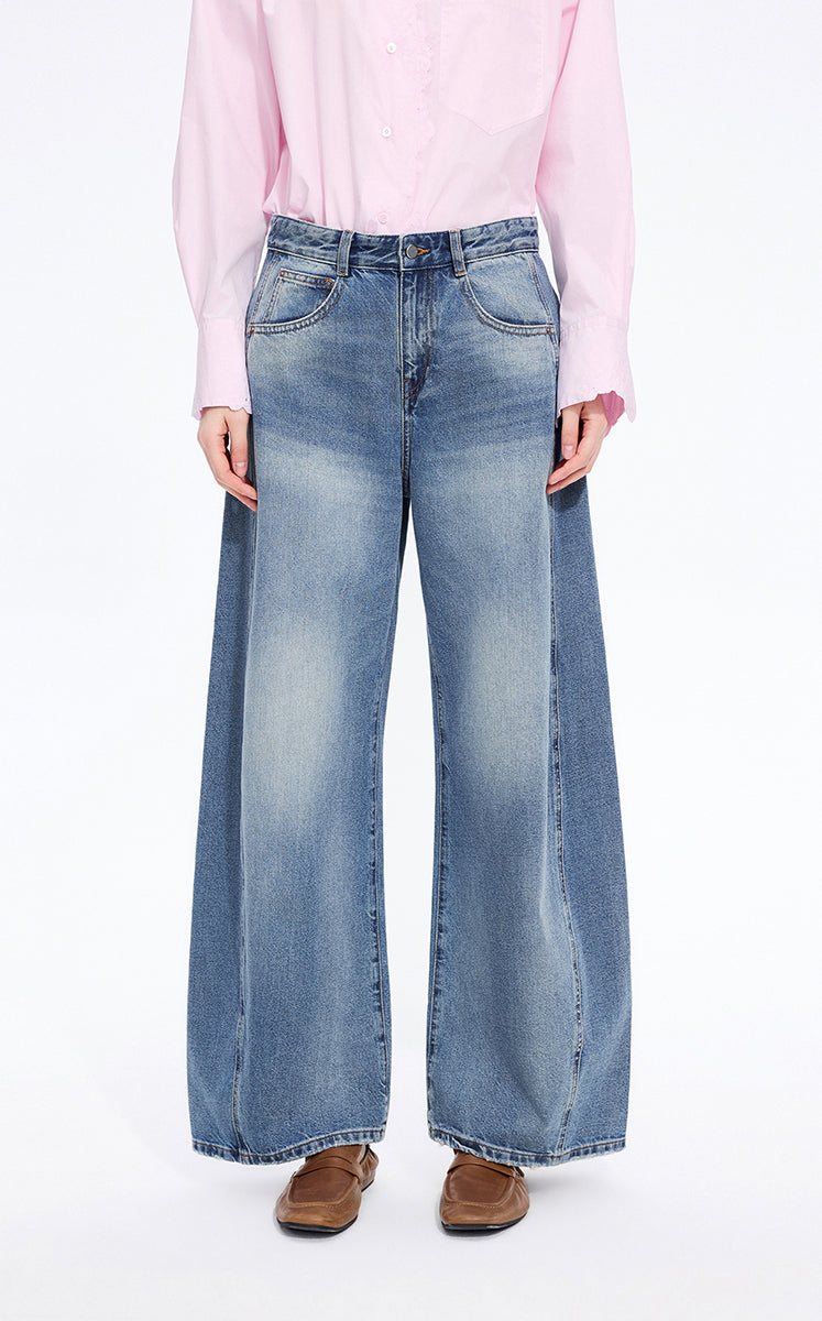 Pants / JNBY Rolled Hem Banana Fit Denim Pants
