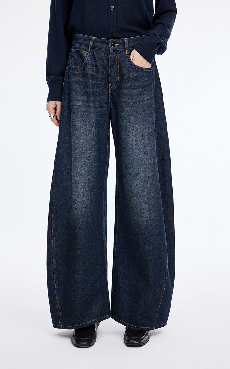Pants / JNBY Rolled Hem Banana Fit Denim Pants
