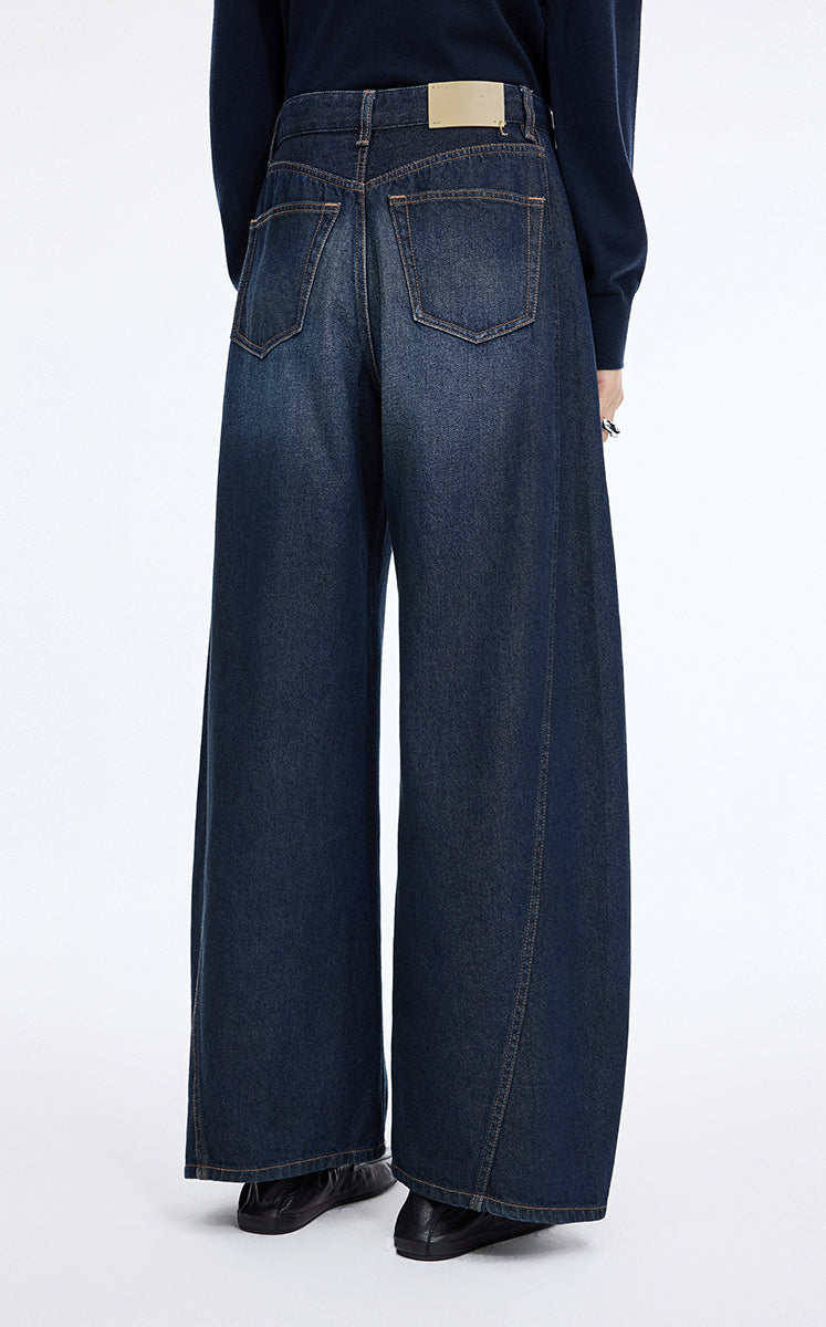 Pants / JNBY Rolled Hem Banana Fit Denim Pants