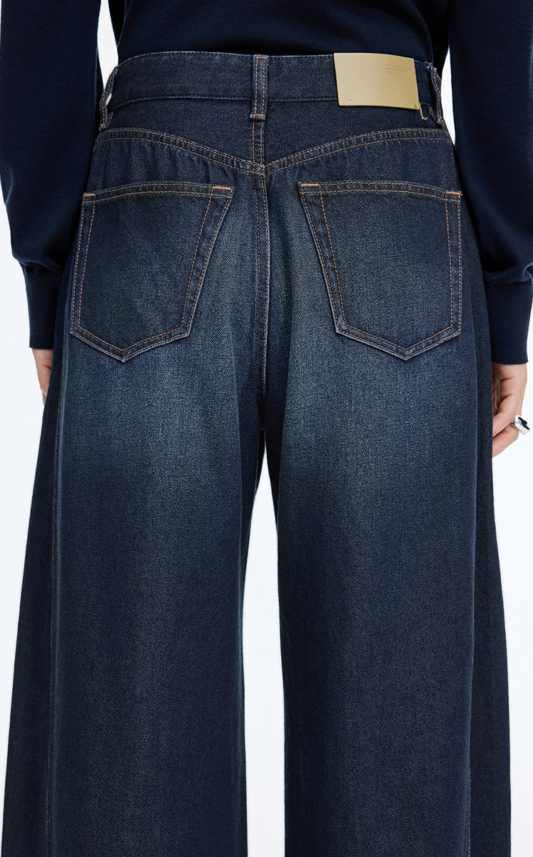 Pants / JNBY Rolled Hem Banana Fit Denim Pants