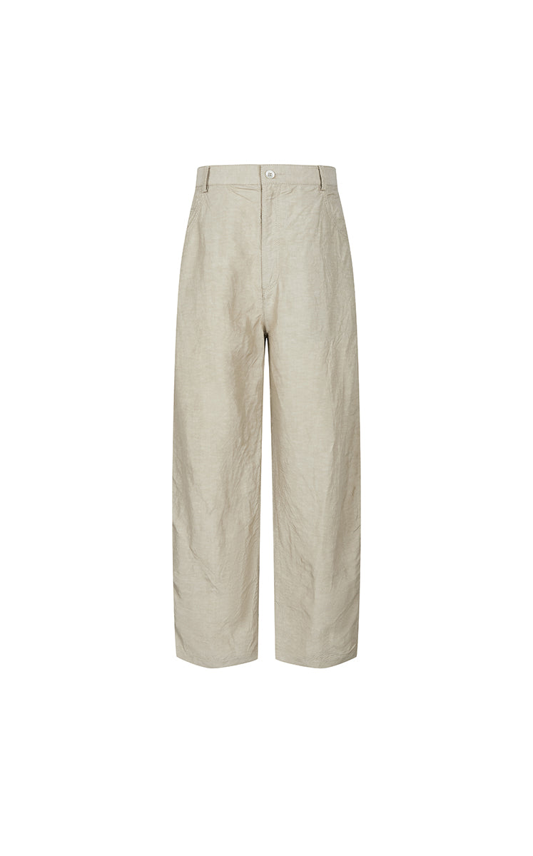 Pants / JNBY Tapered Cropped Linen Blend Pants