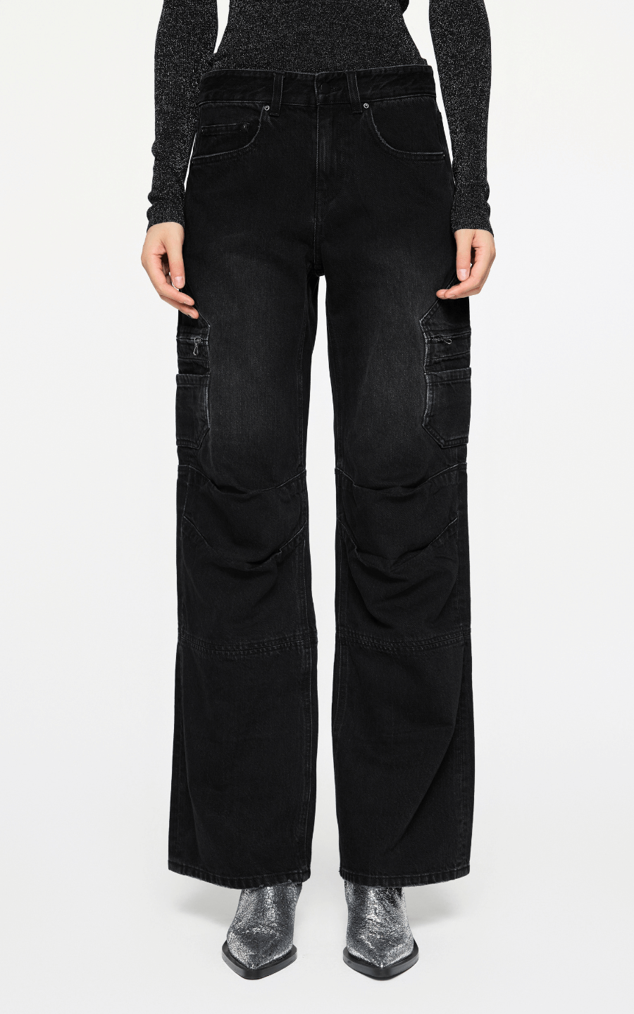 Pants / JNBY Washed Cargo Jeans