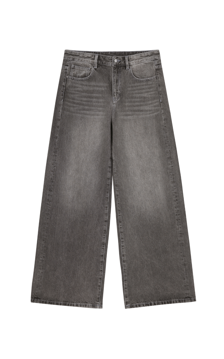 Pants / JNBY Washed Full-Length Cotton Jeans