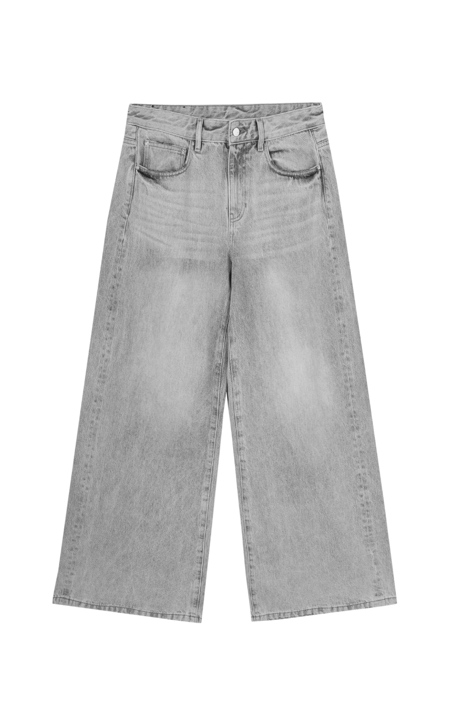 Pants / JNBY Washed Full-Length Cotton Jeans