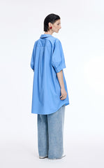 Pants / JNBY Wide-Leg Extra-Long Lyocell Denim Pants
