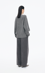 Pants / JNBY Wool-Blend Wide-Leg Trousers